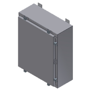 Steeline Enclosures S Series Single Door Aluminum Type 4X Wall Mount Enclosure product image