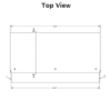 Steeline Enclosures SDC Series top view DXF drawing