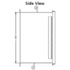 Steeline Enclosures SJB Series Type 12 side view DXF drawing