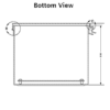 Steeline Enclosures SJB Series Type 12 bottom view DXF drawing