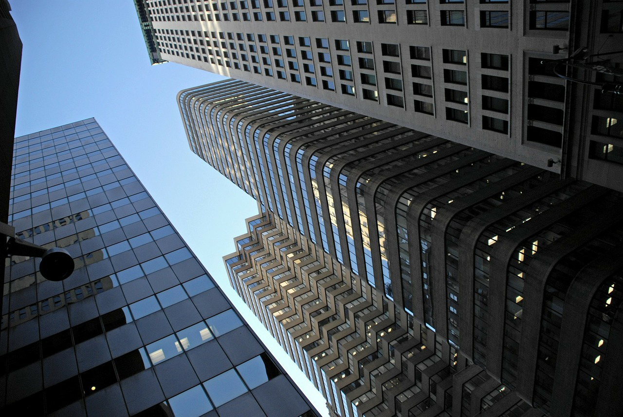 Image of downtown skyscrapers.